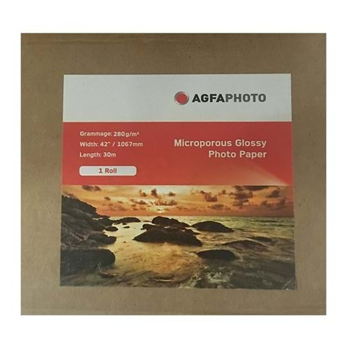 AGFAPHOTO 280G HİGH GLOSSY 1065MMX30M