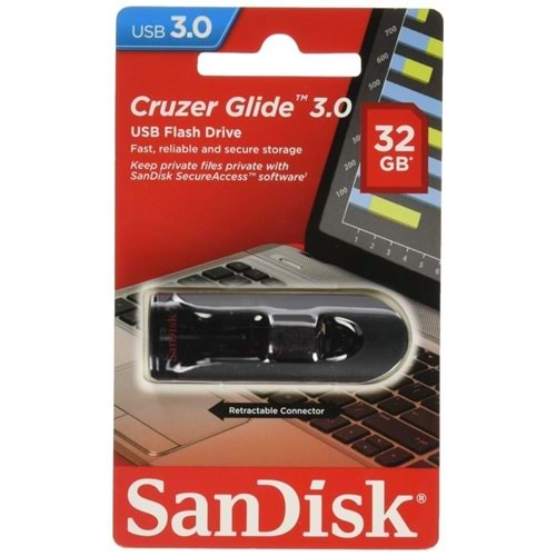 SANDİSK CRUZER GLİDE 32 GB USB BELLEK 3.0 SDCZ-600