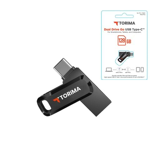 TORİMA 128GB USB 3.0 TYPE-C OTG DUAL DRIVE