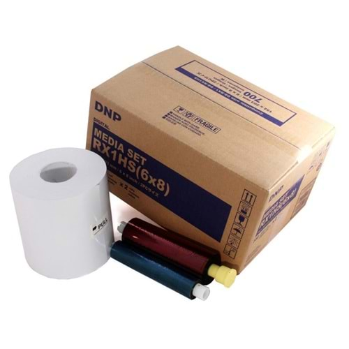 DNP RX1 PHOTO PAPER + RIBBON KIT 6X8