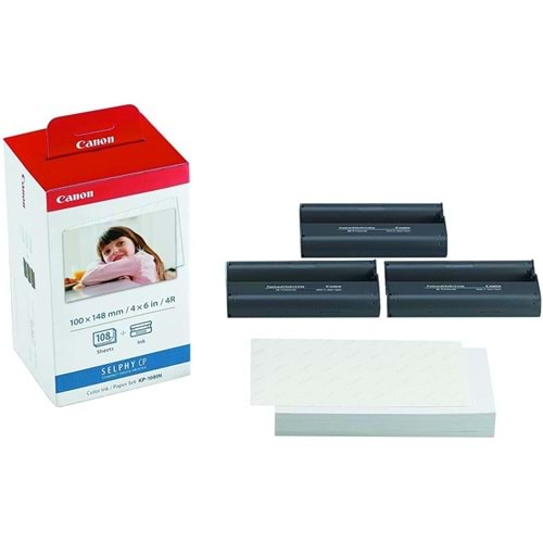 CANON PHOTO PAPER + RIBBON MEDİA KP-108