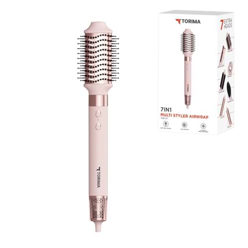 TORIMA THD-01 PINK 7IN1 MULTI STYLER AIRWRAP