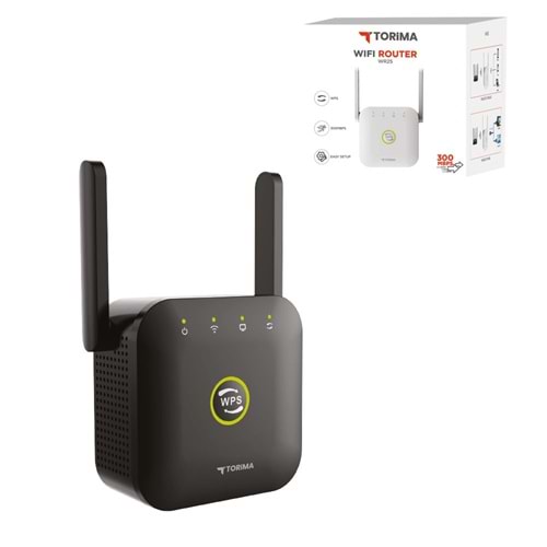 TORİMA WR25 BLACK WIFI ROUTER