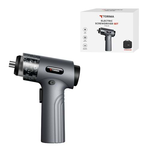 TORİMA TTS-01 BLACK ELECTRIC SCREWDRIVER SET