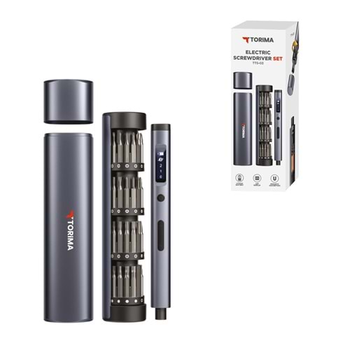 TORİMA TTS-03 BLACK ELECTRIC SCREWDRIVER SET