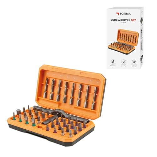TORİMA TTS-05 BLACK SCREWDRIVER SET