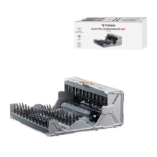 TORİMA TTS-06 BLACK ELECTRIC SCREWDRIVER SET