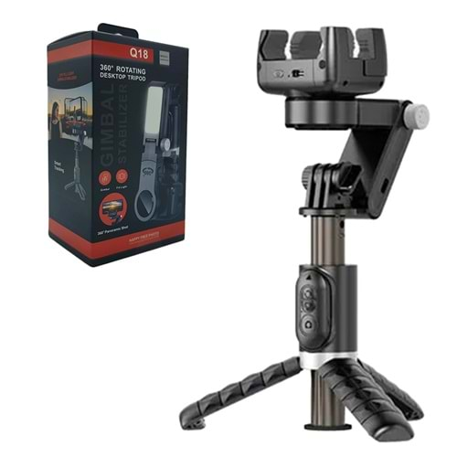 TORİMA SELFİE STİCK INTEGRATED TRIPOD Q18 BLACK