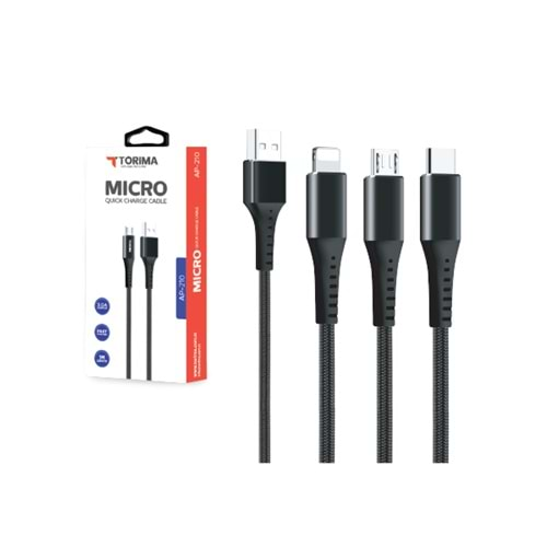 TORİMA MİCRO CABLE BLACK 03210