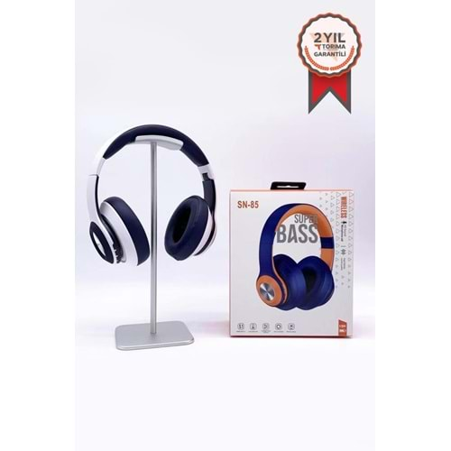 TORİMA WİRELESS HEADPHONES SN-85 WHİTE