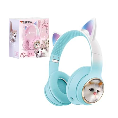 TORİMA HD-11 CAT HEADSET BLUE