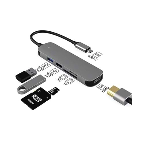 TORİMA 5 İN 1 USB-C HUB YD-38