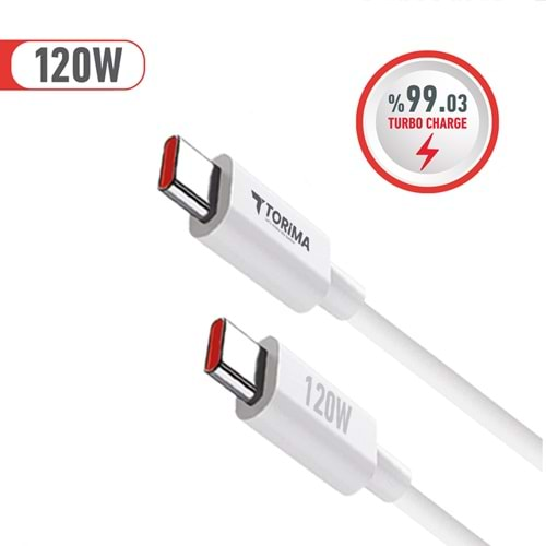 TORİMA U130 TYPE-C TO TYPE-C CHARGING CABLE