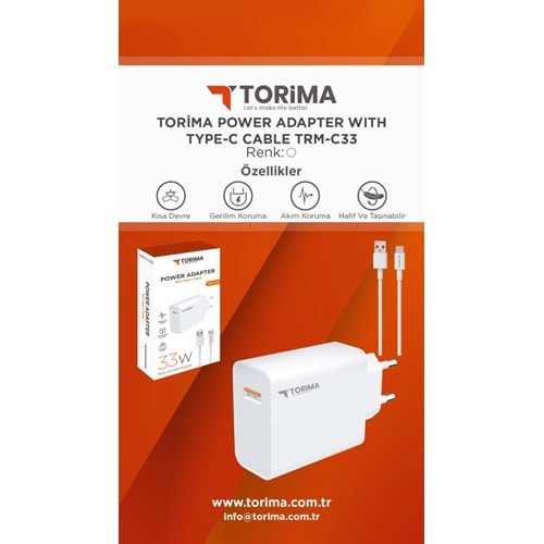 TORİMA TRM-C33 POWER ADAPTER