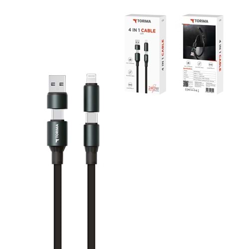 TORİMA U24 BLACK 4 IN 1 CABLE