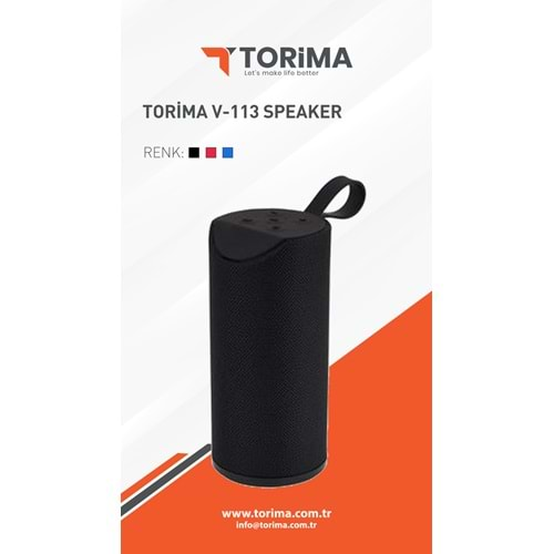 TORİMA V-113 SPEAKER BLACK