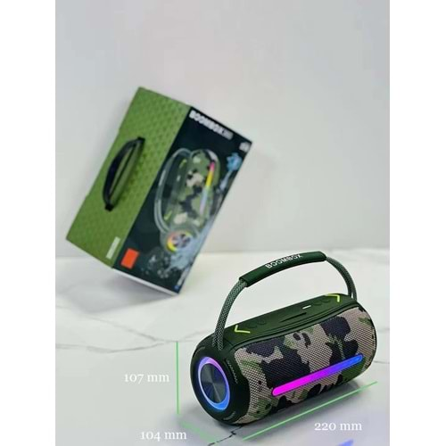 TORİMA BOOMSBOX360 WİRELESS SPEAKER GREEN