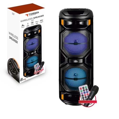 TORİMA D27 WIRELESS SPEAKER BLACK