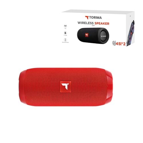 TORİMA D47 RED WIRELESS SPEAKER