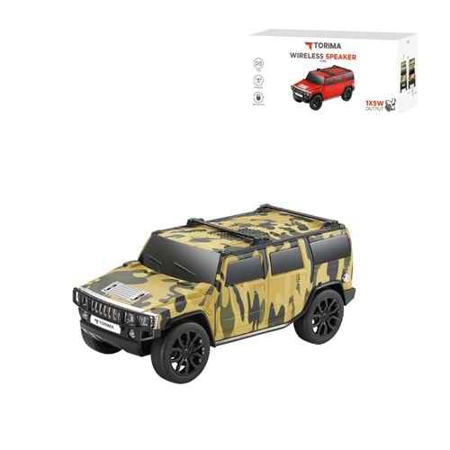 TORİMA D48 CAMOUFLAGE WIRELESS SPEAKER