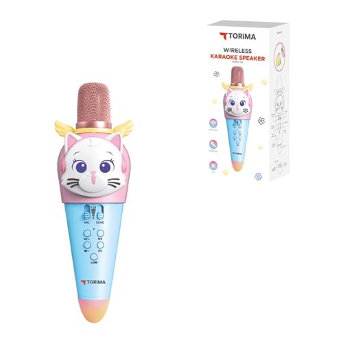 TORİMA KIDMIC-02 BLUE WIRELESS KARAOKE SPEAKER