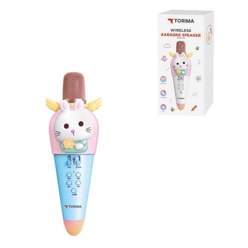 TORİMA KIDMIC-03 BLUE WIRELESS KARAOKE SPEAKER