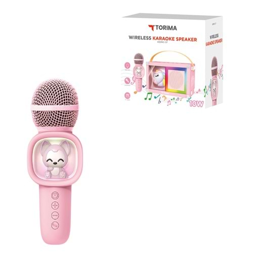 TORİMA KIDMIC-07 PINK WIRELESS KARAOKE SPEAKER