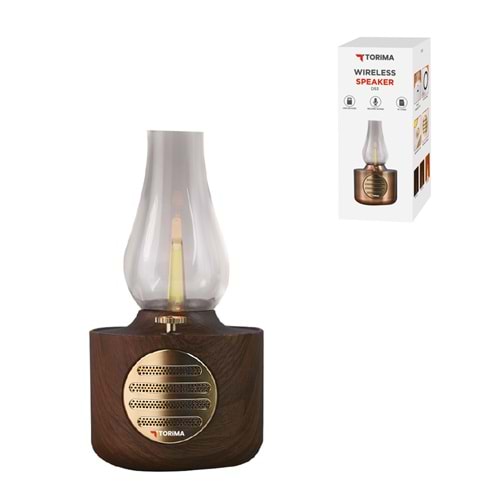 TORİMA D53 WOOD GRAIN WIRELESS SPEAKER