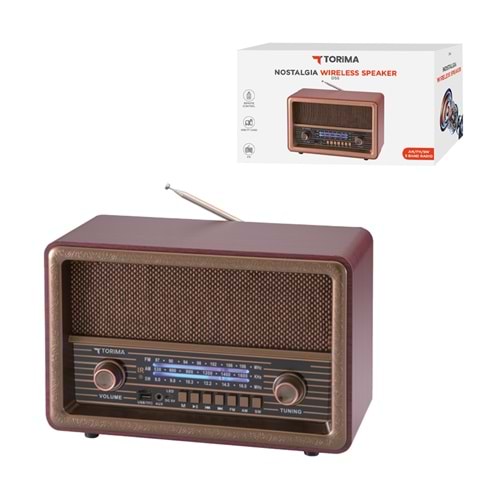 TORİMA D56 BROWN WIRELESS SPEAKER