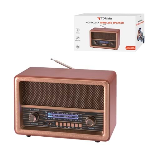 TORİMA D56 WOOD WIRELESS SPEAKER