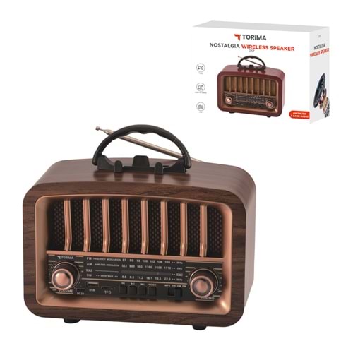 TORİMA D57 BROWN WIRELESS SPEAKER
