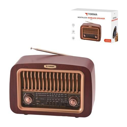 TORİMA D59 WOOD WIRELESS SPEAKER