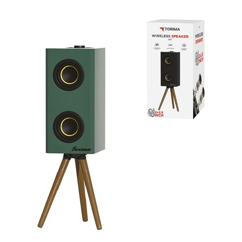 TORİMA D67 GREEN WIRELESS SPEAKER