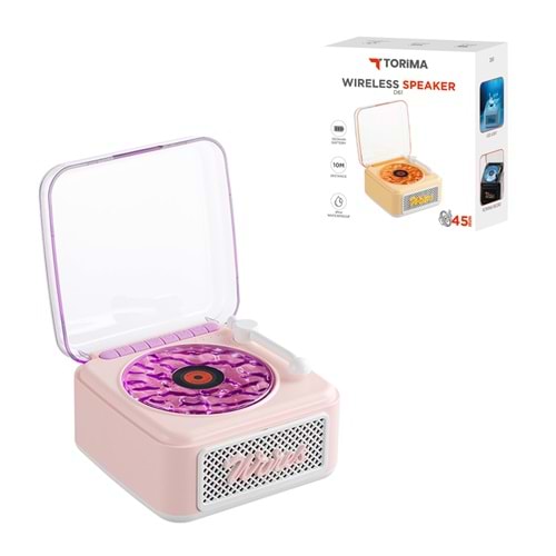 TORİMA D61 PINK WIRELESS SPEAKER
