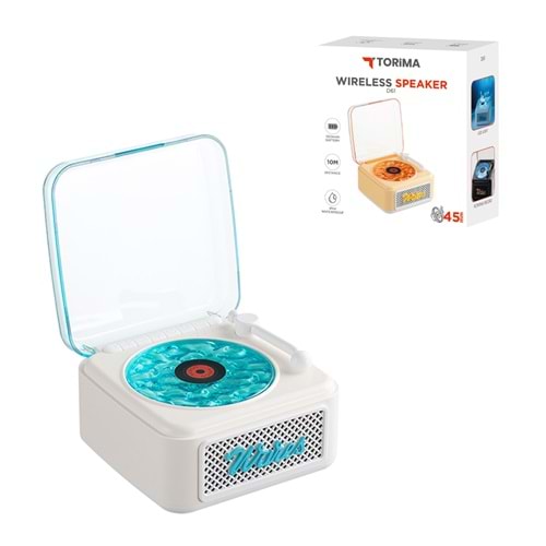 TORİMA D61 WHITE WIRELESS SPEAKER