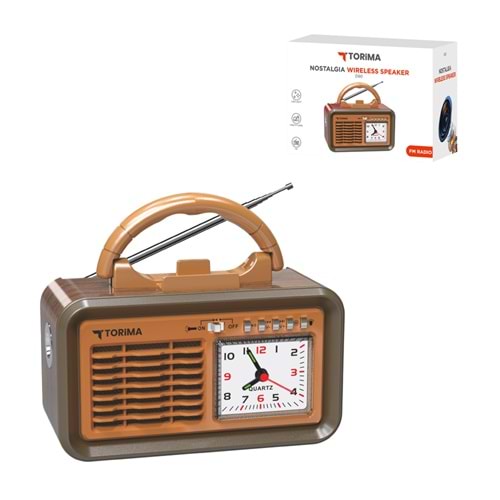 TORİMA D60 BROWN WIRELESS SPEAKER