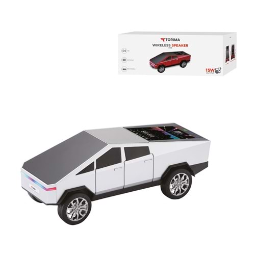 TORİMA D68 WHITE WIRELESS SPEAKER