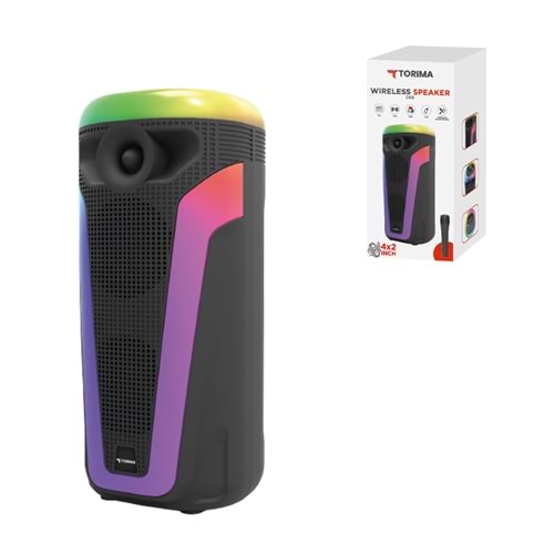 TORİMA D69 BLACK WIRELESS SPEAKER