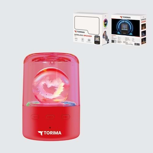 TORİMA D73 RED WIRELESS SPEAKER