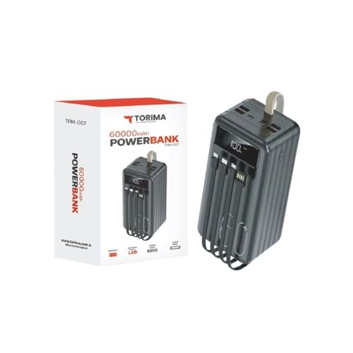 TORİMA POWERBANK 60000 MAH TRM-007 BLACK