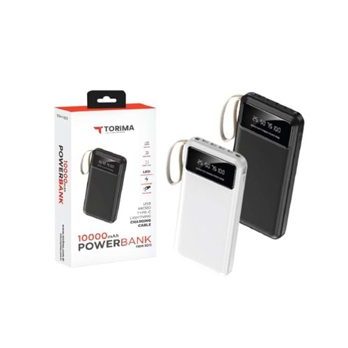 TORİMA 10000 MAH POWERBANK TRM-1011 BLACK