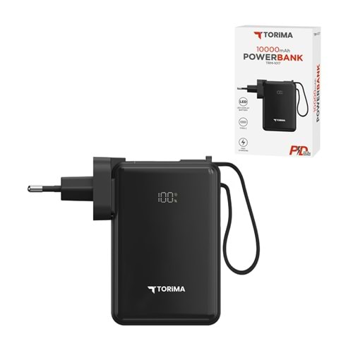 TORİMA TRM-1017 BLACK 10000 MAH POWERBANK