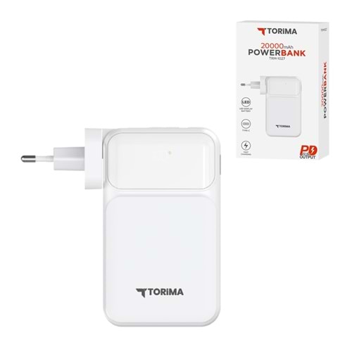 TORİMA TRM-1027 WHITE 20000 MAH POWERBANK