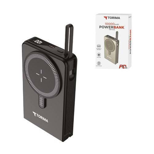 TORİMA TRM-1019 BLACK 10000 MAH POWERBANK