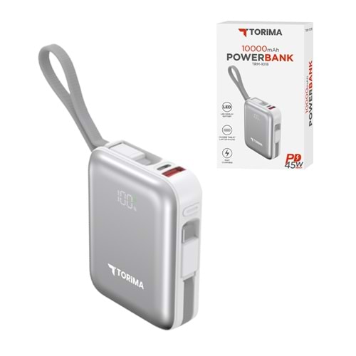 TORİMA TRM-1018 WHITE 10000 MAH POWERBANK