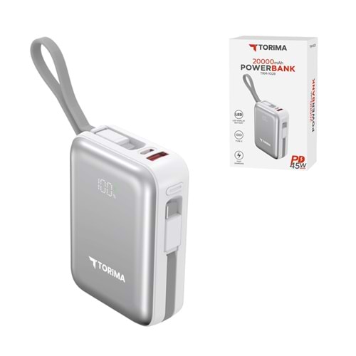 TORİMA TRM-1028 WHITE 20000 MAH POWERBANK