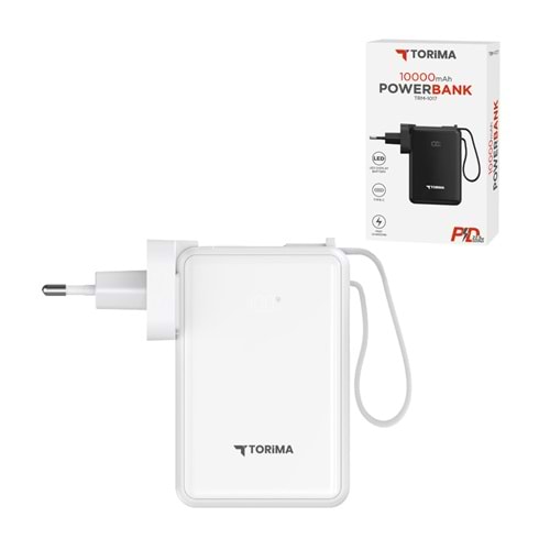 TORİMA TRM-1017 WHITE 10000 MAH POWERBANK