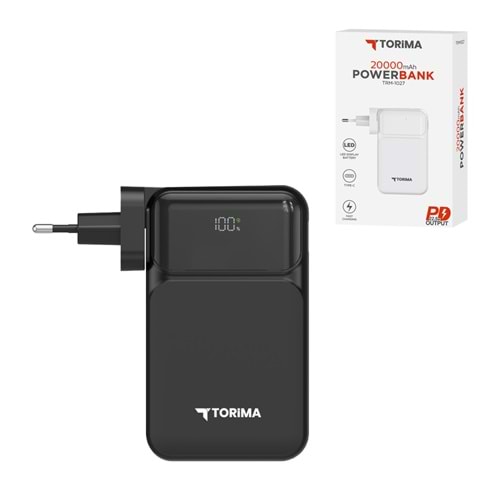 TORİMA TRM-1027 BLACK 20000 MAH POWERBANK