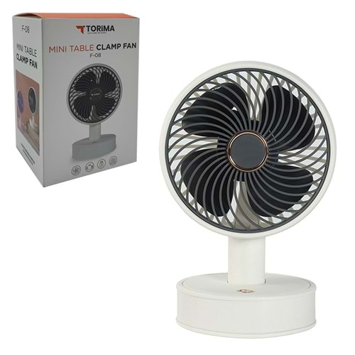 TORİMA MINI FAN F-08 WHITE