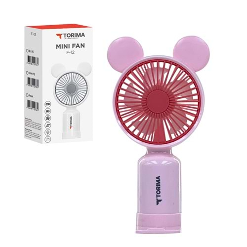 TORİMA MINI FAN F-12 PINK